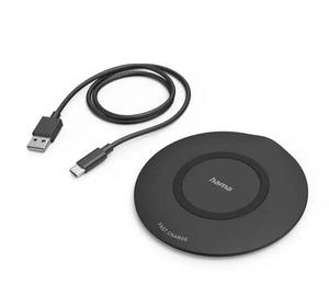 Hama 201674 bezdrátová nabíječka FC15, Qi, 15 W